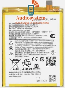 AKKU BATTERIE für MOTOROLA MOTO EDGE 20 LITE XT2139 NT50 ERSATZ 5000MaH - Bild 1 von 1