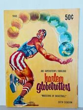 Harlem Globetrotters 1965 Program Magicinas of Basketball Abe Saperstein 39th 