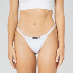 1x Womens G-String White Cotton Soft Comfy Lightweight Underwear Micro, S M L XL - Bild 1 von 14