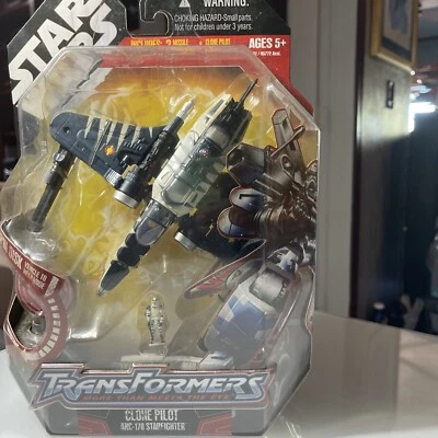 星球大战 变形金刚 克隆飞行员 ARC-170 星际战斗机 ALT 着色;全新带盒,未拆封!! — 第 1/2 张图片