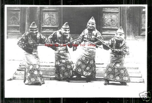 Mongolia photo Tsam Cham Dance Mask Costume Peking 1920s - Picture 1 of 1