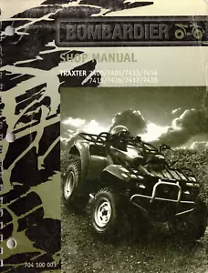 OEM Genuine Bombardier Dealer/Owners Service/Repair Manual 1999-2000 Traxter 500 - Picture 1 of 2