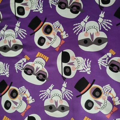 Alexander Henry Halloween "Bone Jour" Estampado Algodón - Ideal para edredones, camisas Foto 1 de 3