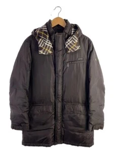 Brown Polyester Down Jacket by Burberry Black Label for Men - Picture 1 of 9
