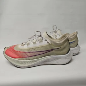 Nike Zoom Fly 3 Mens 13 White Running Shoes Vaporweave Low Athletic AT8240-103 - Picture 1 of 11