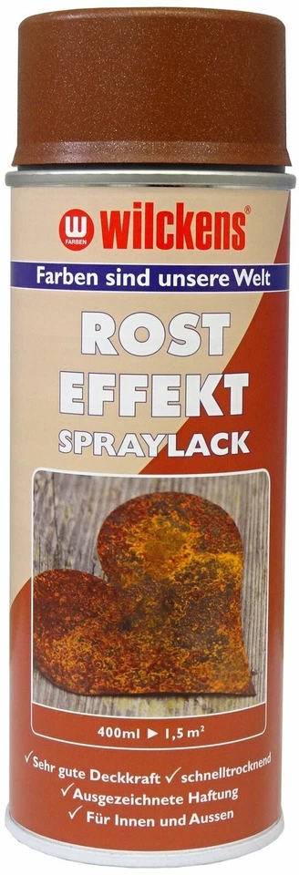 Wilckens 4x400 ml Rost Effekt Spraylack Rostoptik Effektspray innen & außen - Bild 1 von 1
