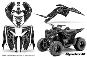 YAMAHA RAPTOR 90 2009-2015 GRAPHICS KIT CREATORX DECALS STICKERS SPIDERX S - Picture 1 of 1
