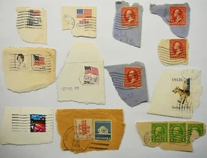 Odd lot of 14 ,1900’s cancelled US stamps some vintage - Picture 1 of 1