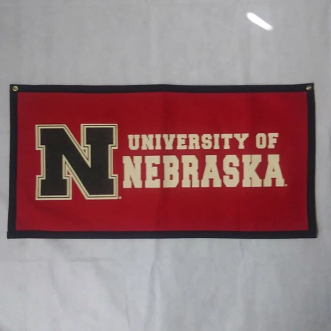 Nebraska Cornhuskers Felt Banner Man Cave Husker Pride Cover