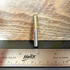 Greenlee Straight Router Bit 3/16" Single Flute HSS 1/4" Shank Made in USA - NOS - Picture 1 of 9