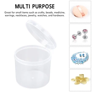 Powder Puff Storage Box Transparent Dustproof Makeup Puff Container Case BSU - Picture 1 of 23