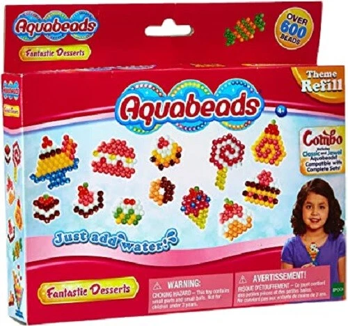 BOARD GAME AQUABEADS FANTASTIC DESERTS SET BRAND NEW & SEALED