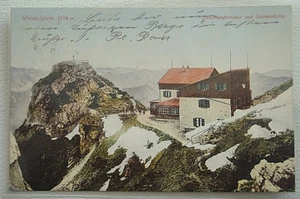 Cartolina Wendelstenhaus, casa di alloggio con vista sul gachen. viaggiata 1911 (875) - Foto 1 di 1
