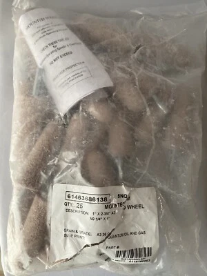 Pack of 25 Norton 61463686138 A3 1 X 2-3/4 Vitrified Mounted Points A3 36 - Image 1 of 2