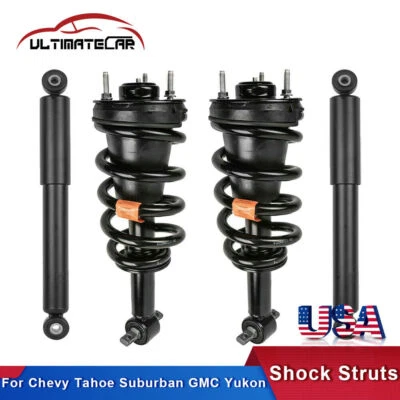 4Pcs Front+Rear Shock Struts Absorbers ASSY For Chevy Tahoe Suburban GMC Yukon - Image 1 of 4