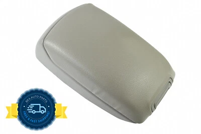 2007-2009 Kia Spectra Center Console Gray Leather Armrest Lid Storage OEM - Image 1 of 4