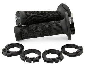 Coppia De Poignées Domino D-Lock Noir Lock On Honda CRF 450R/450X 4T 2016-2021 - Photo 1/3