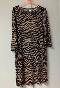 Spirit Randolph Duke - Animal Bengal Tiger Print Large Women's Dress Size Large - Picture 1 of 18
