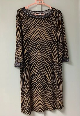 Spirit Randolph Duke - Vestido para mujer grande con estampado de tigre de Bengala animal talla grande Foto 1 de 4