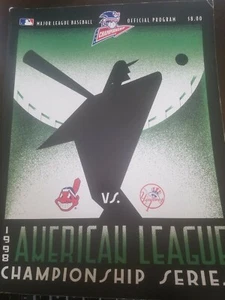 1998 american league championship series official program new york yankees alcs - Picture 1 of 1