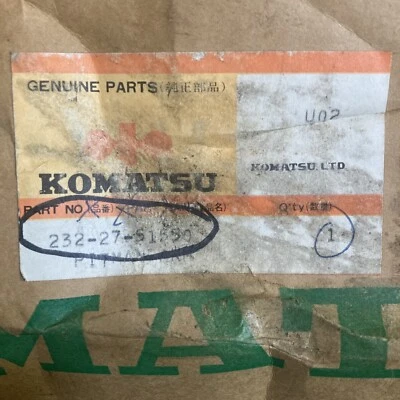 NOS Komatsu OEM Pitman Arm 232-27-51550 - Image 1 of 4