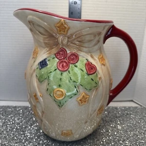 Pfaltzgraff Weihnachten XLARGE Wasserkrug !! Crafty Weihnachten 10 cm - Bild 1 von 13