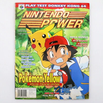 Nintendo Power Volume 125 Pokemon Yellow LAST Magazine GREAT w/ 2 Posters Comic - Image 1 of 4