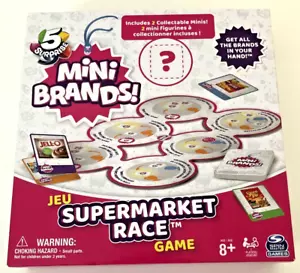 Spin Master 5 Surprise Mini Brands Supermarket Race Game 2 Players 2021 NIB - Picture 1 of 7