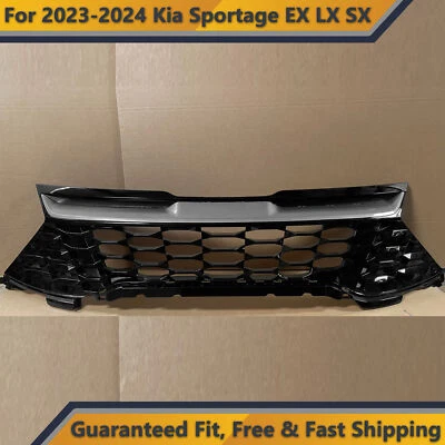 Grille Assembly Replacement For 2023 2024 2025 Kia Sportage EX LX SX Prestige - Image 1 of 4