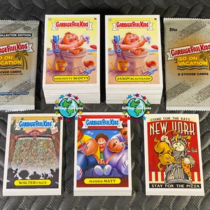 GARBAGE PAIL KIDS GO ON VACATION 240-CARD MASTER SET BASE/TRAVEL/CAR/LANDMARK +2 - Picture 1 of 1