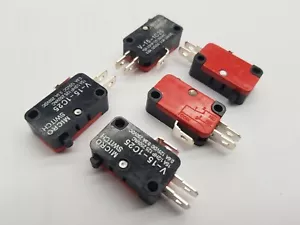 5pcs SNAP ACTION MICRO LIMIT SWITCH 12V / 24V / 250VAC 10A SPDT - Picture 1 of 2