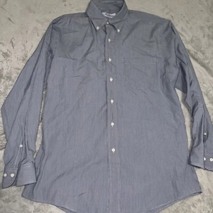 BROOKS BROTHERS Established 1818 Button Up Dress Shirt 15 1/2 -32-33 Blue - Picture 1 of 5