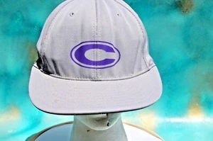 Richardson purple "C" baseball Cap, Gray polyester Hat FREE SHIPPING! - Picture 1 of 11
