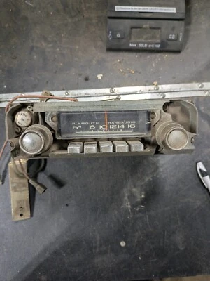 1966 1967 66 67 Plymouth gTx Satellite Belvedere AM Radio Model 231 — 第 1/4 张图片