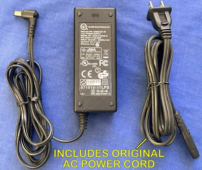 Original LEI NU30-4120250-I3 ✅ Motorola 539838-001-00 Adaptador de CA 12V + Cable de Alimentación Foto 1 de 4