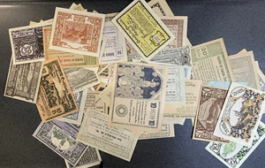 GERMAN 1919 LOT OF approx 70 BANKNOTES different values some scarce MOSTLY UNC - Bild 1 von 2