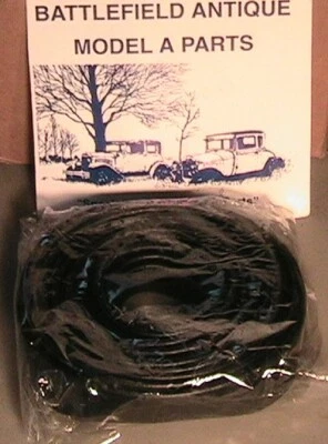 Ford Modelo A 1928-1931 y muchas otras marcas Black Fender Welt, rollo de 25' Foto 1 de 3