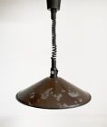 Vintage Rise & Fall Lamp / 42cm Diameter / Extends From 55cm to 130cm