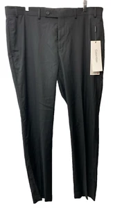 Man's Pants Calvin Klein Men Slim Fit Long Dress Pant JMROPJJX0001 Black 36Wx30L - Picture 1 of 6