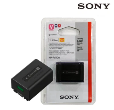Batería Sony NP-FV50A 7.3V 950mAh AC-VQV10 para Camcoder V H P Serie Fedex # Foto 1 de 4