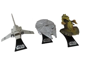 3 Star Wars Titan Schiffe Micro Machine Druckguss Falcon Shuttle Gunray Lot F - Bild 1 von 7