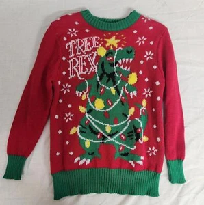 Chrildren's Tree Rex T-Rex Christmas Sweater size XS - Picture 1 of 3