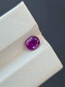 Natural Sapphire 0.90 ct Oval Purple Untreated Afghanistan Loose Gemstone - Picture 1 of 4