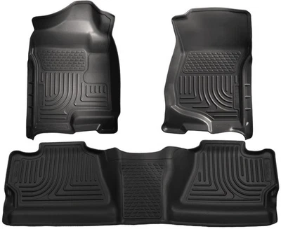 Forros Husky para Chevy Silverado/GMC Sierra 07-12 doble cabina WeatherBeater Combo Foto 1 de 4