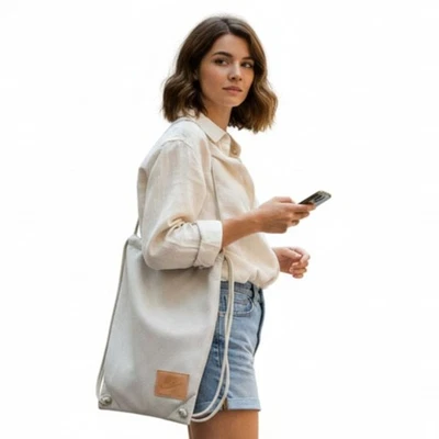 Nike Metálico Plateado Malla Cordón Saco Deportivo Cuerda Unisex Mochila Bolso Foto 1 de 4