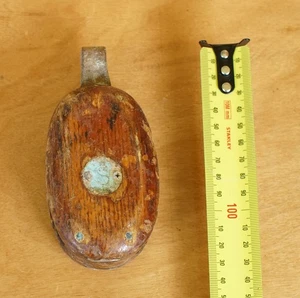 Wooden Pulley,  Block and Tackle (no tackle) - Picture 1 of 4