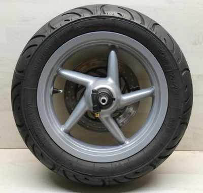 Aprilia Leonardo 125 / 150 Vorderrad komplett mit Bereifung 120/70-12 Heidenau - Bild 1 von 4