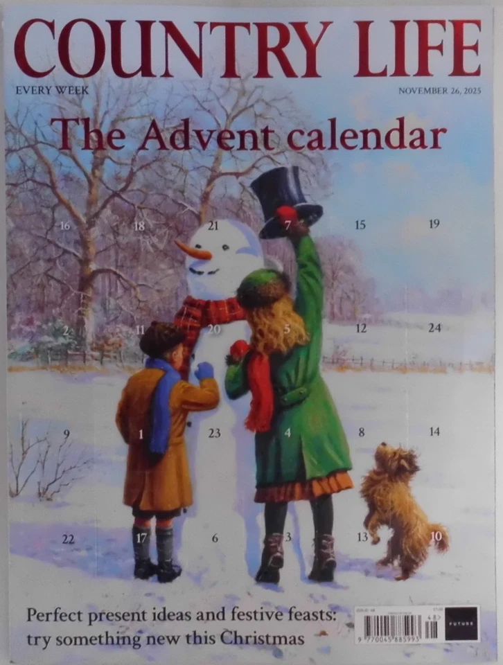 Country Life magazine 26th Nov 2025 The Advent Calendar. Perfect presents &feast - Image 1 of 1