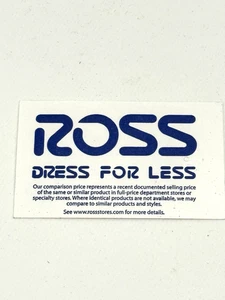 Ross Dress for Less – Price Tag Card (250 pcs) - Picture 1 of 3