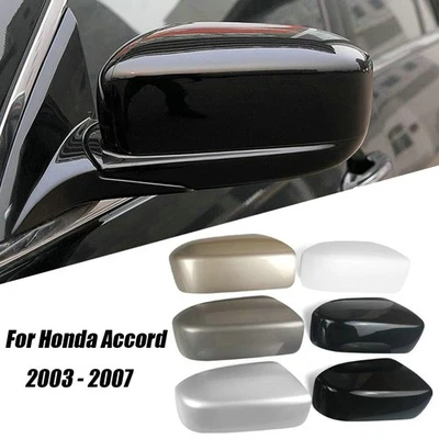 For Honda Accord 2003-2007 Side Mirror Cover Cap Car Driver Side Passenger Side - Imagem 1 de 4